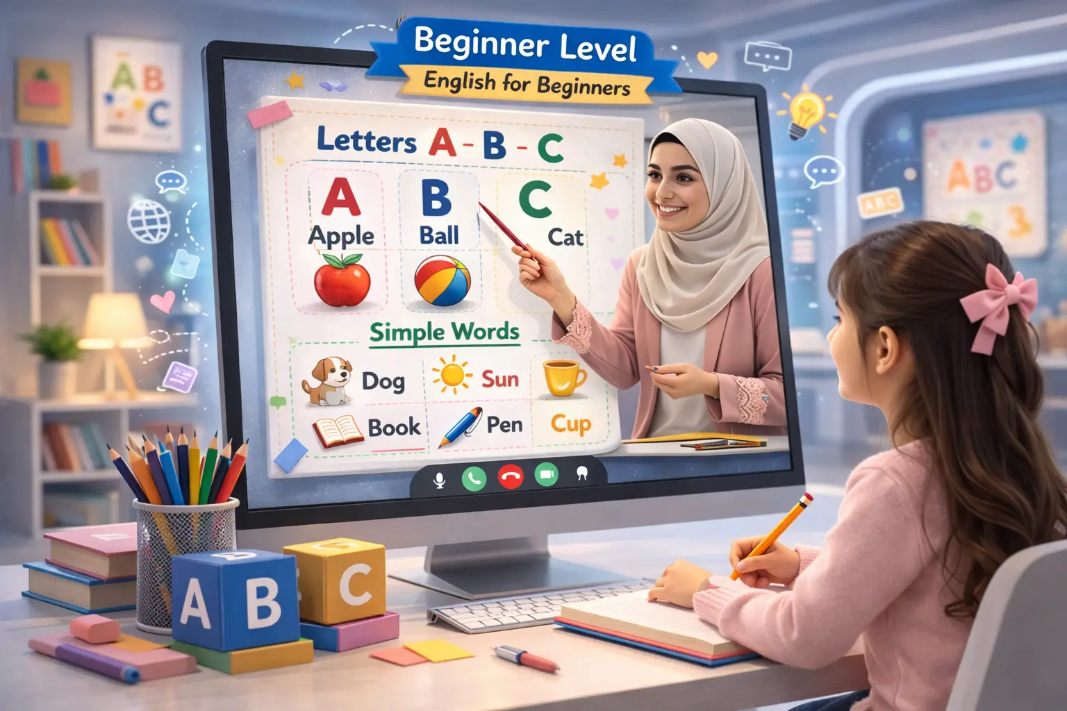 دورة اللغة الإنجليزية للمبتدئين